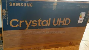 Samsung 55" Crustal Uhd Tv New Model Free Delivery