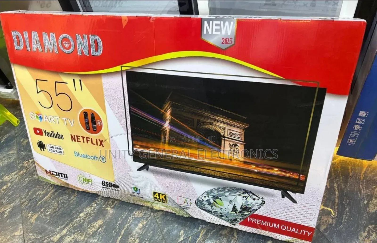 Diamond 55" Led Smart Tv Free Delivery