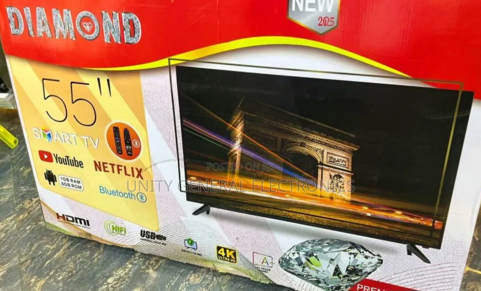 Diamond 55" Led Smart Tv Free Delivery