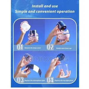 Rotating Bunny Night Light Projector