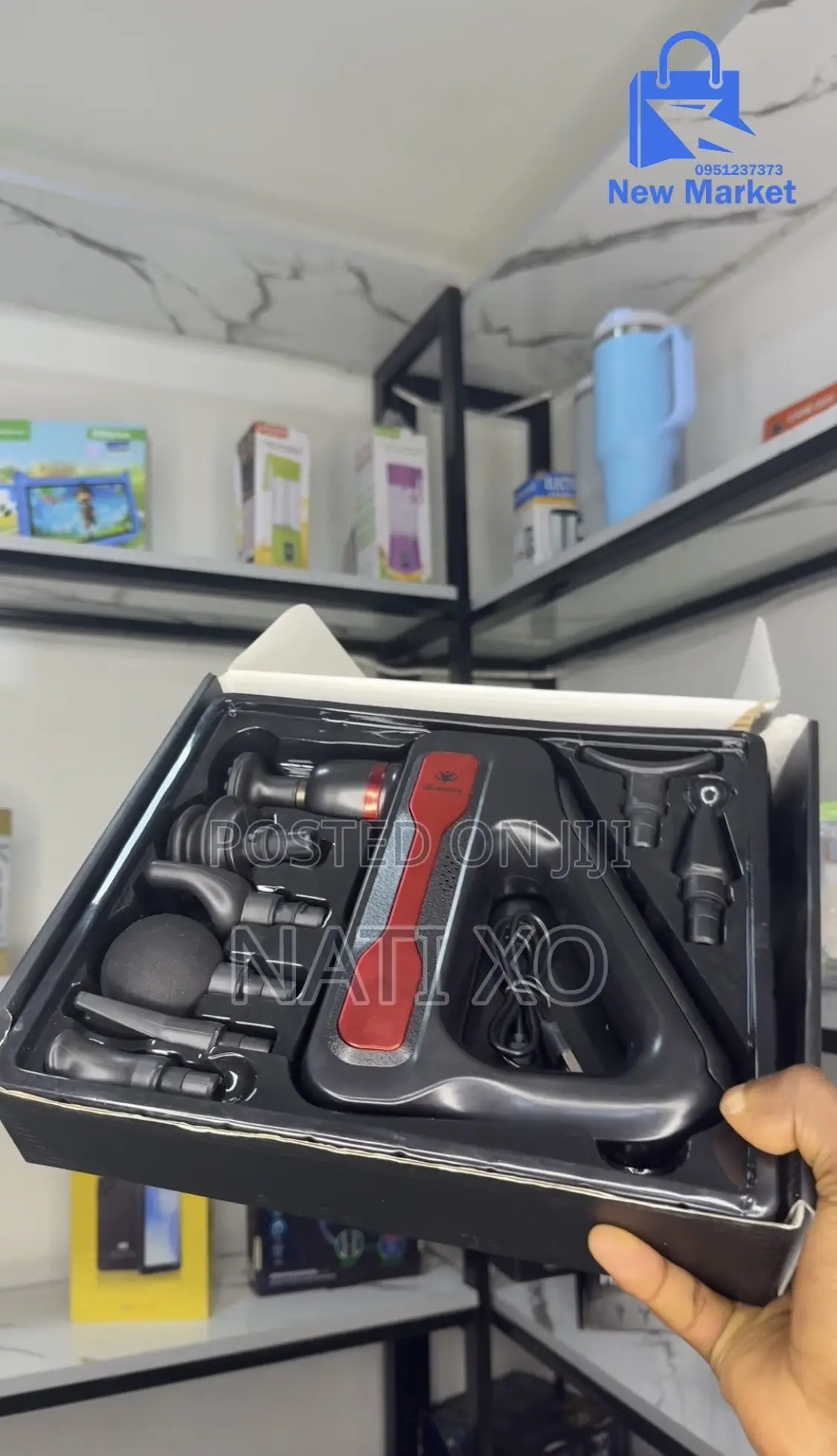 9 Heads Fascial Gun Massager