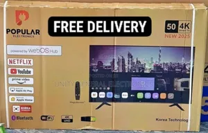 Photo - Popular 50" Smart Uhd Tv New Model Free Delivery 10year Warranty