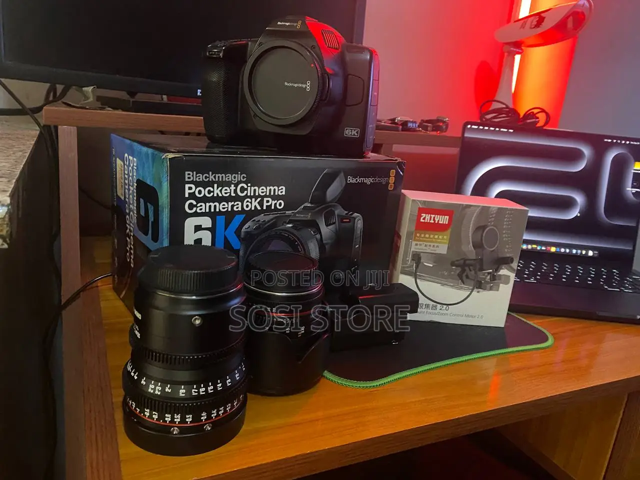 Blackmagic Pro With 2 Cinema Lenses