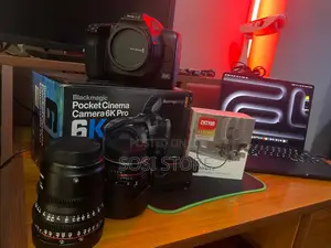 Blackmagic Pro With 2 Cinema Lenses