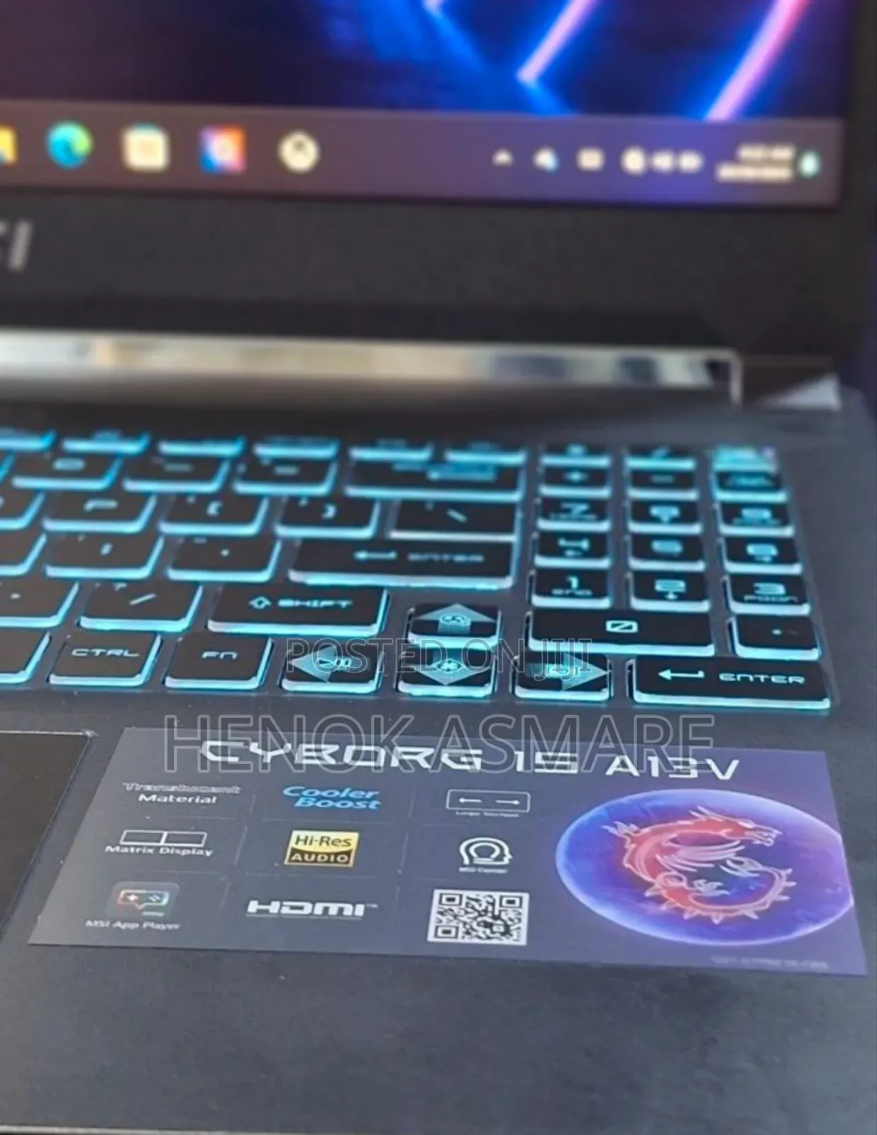 New Laptop MSI Cyborg 15 16GB Intel Core I7 SSD 512GB