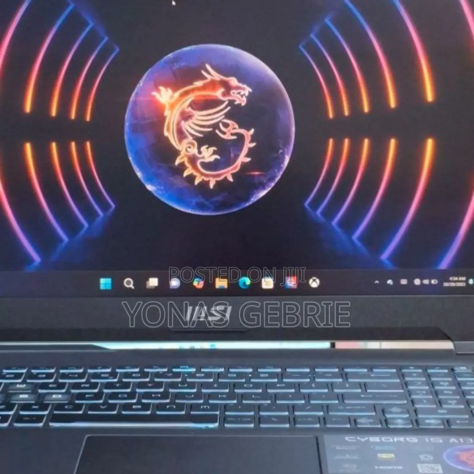 New Laptop MSI 16GB Intel Core I7 SSD 512GB