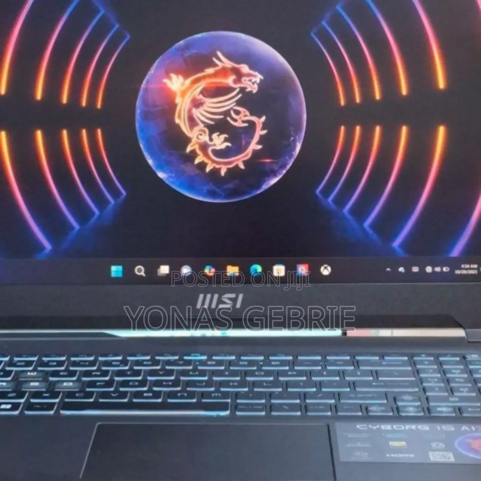 New Laptop MSI 16GB Intel Core I7 SSD 512GB