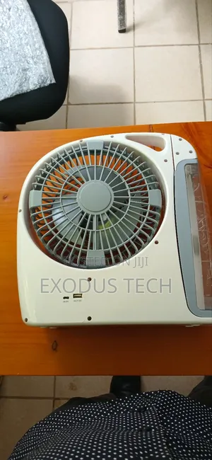 6 in One Fan, Light, Speaker(Bluetooth,Fm Radio,Usb), Power Bank