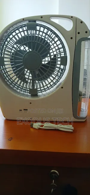 6 in One Fan, Light, Speaker(Bluetooth,Fm Radio,Usb), Power Bank