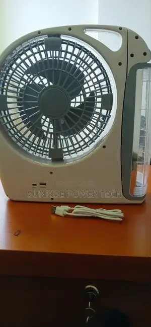 6 in One Fan, Light, Speaker(Bluetooth,Fm Radio,Usb), Power Bank