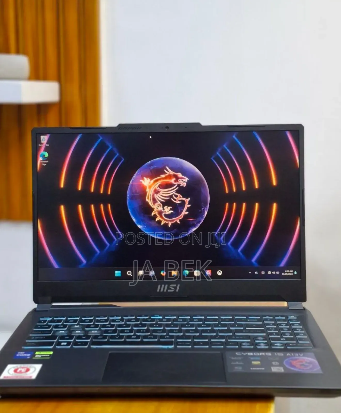 New Laptop MSI Cyborg 15 16GB Intel Core I7 SSD 512GB