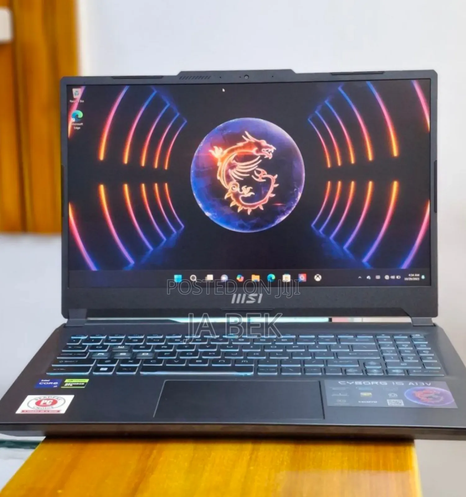 New Laptop MSI Cyborg 15 16GB Intel Core I7 SSD 512GB