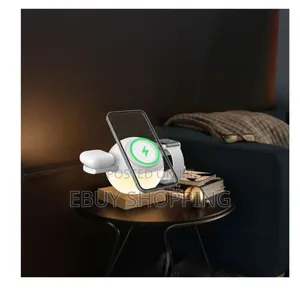 Porodo Orbix: 3-in-1 Magsafe Charger With RGB Ambient Light