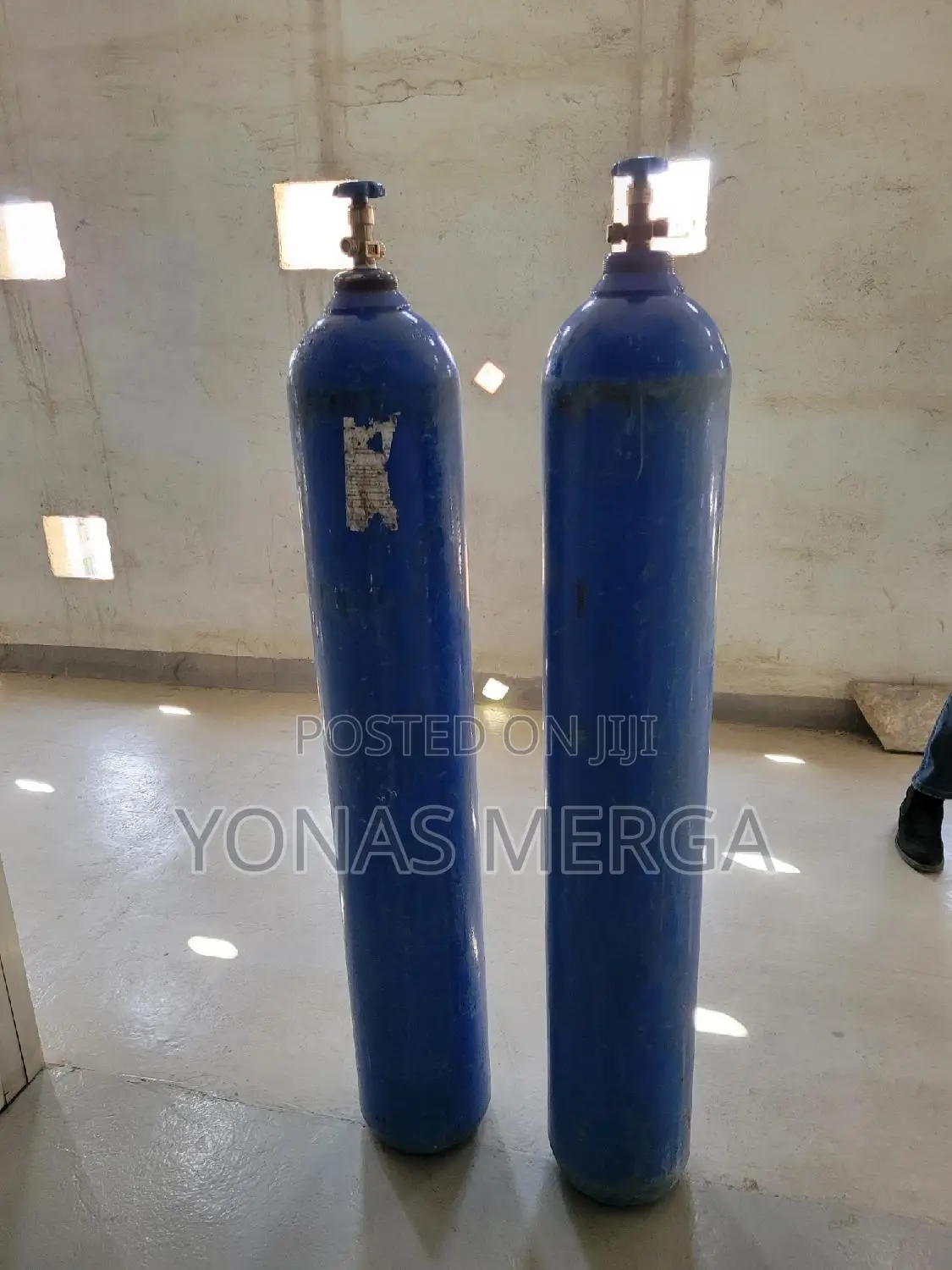 40liter Purity 99.99% Oxygen Cylinder竄异blue Mild Steel Cylinder Tank