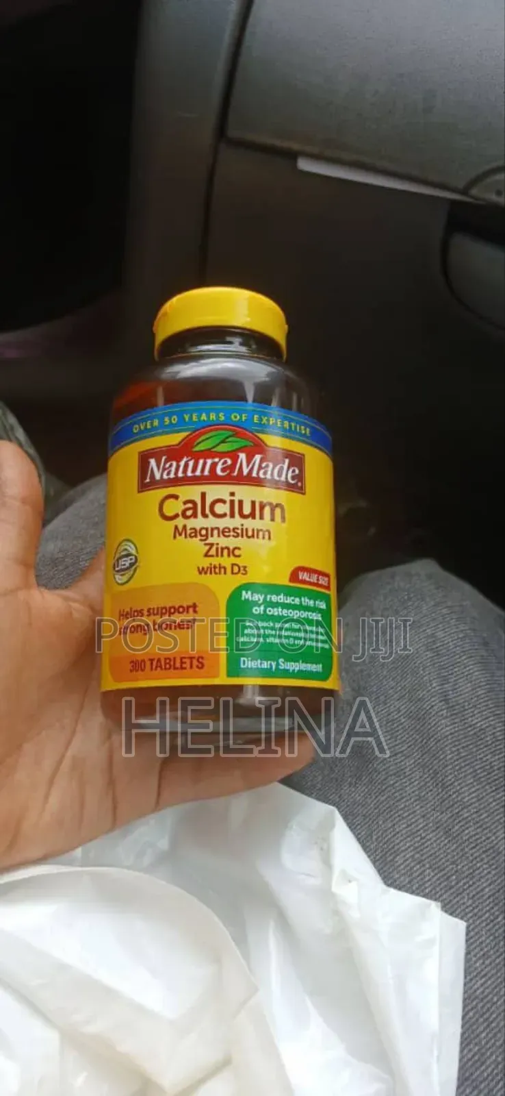 Nature Made Calcium Magnesium Zinc D3 300 Tablets From Usa