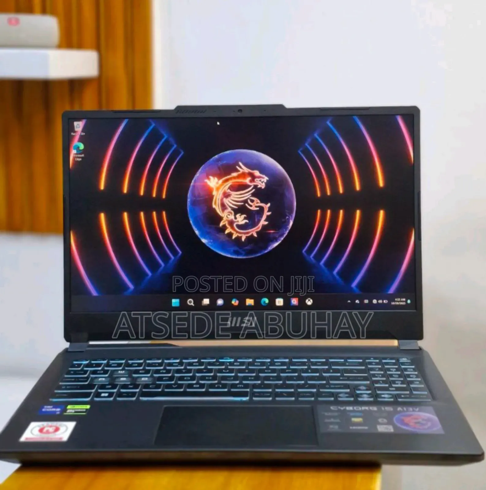 New Laptop MSI Cyborg 15 16GB Intel Core I7 SSD 512GB