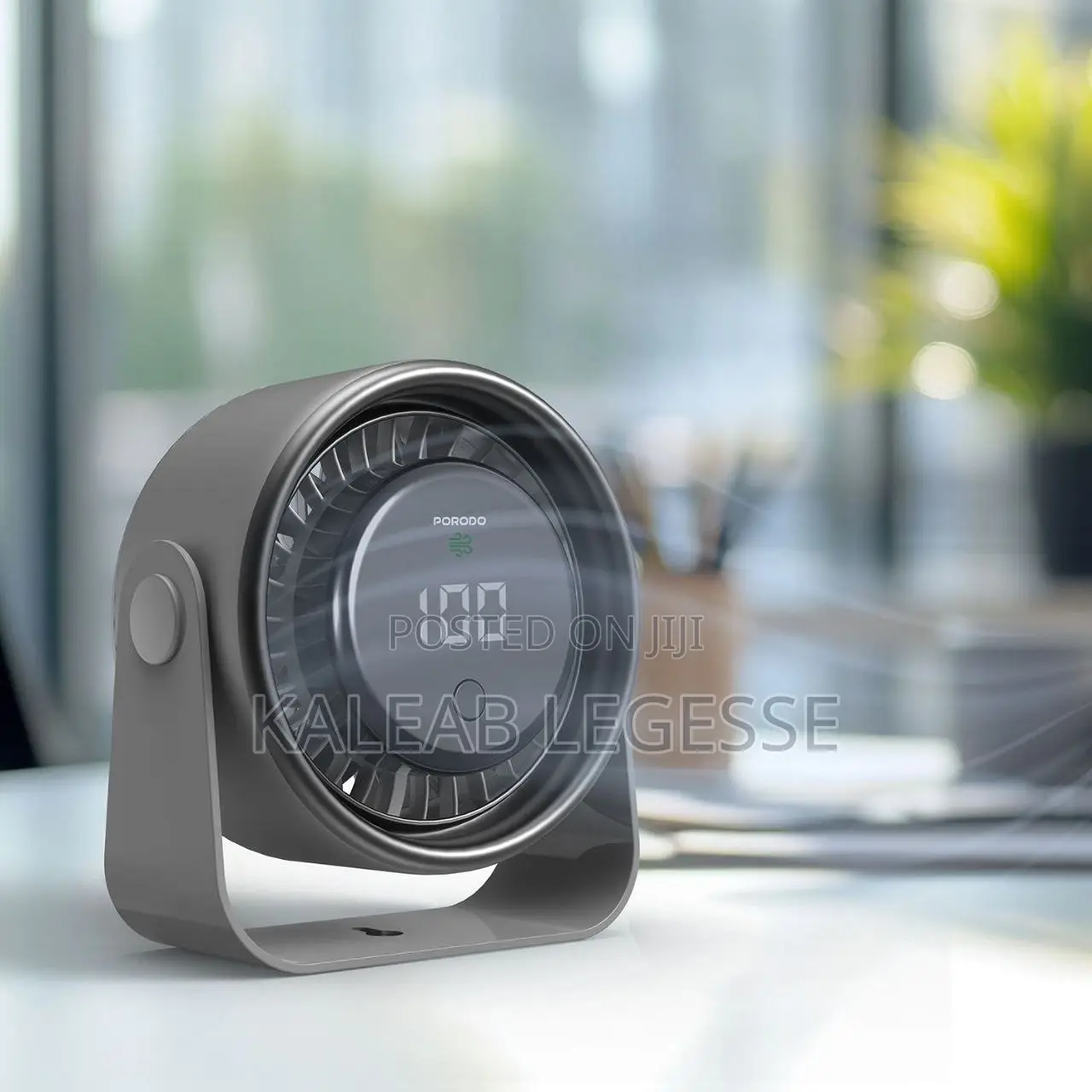  Porodo Flura Mini Cooling Fan With Desktop Wall Mount