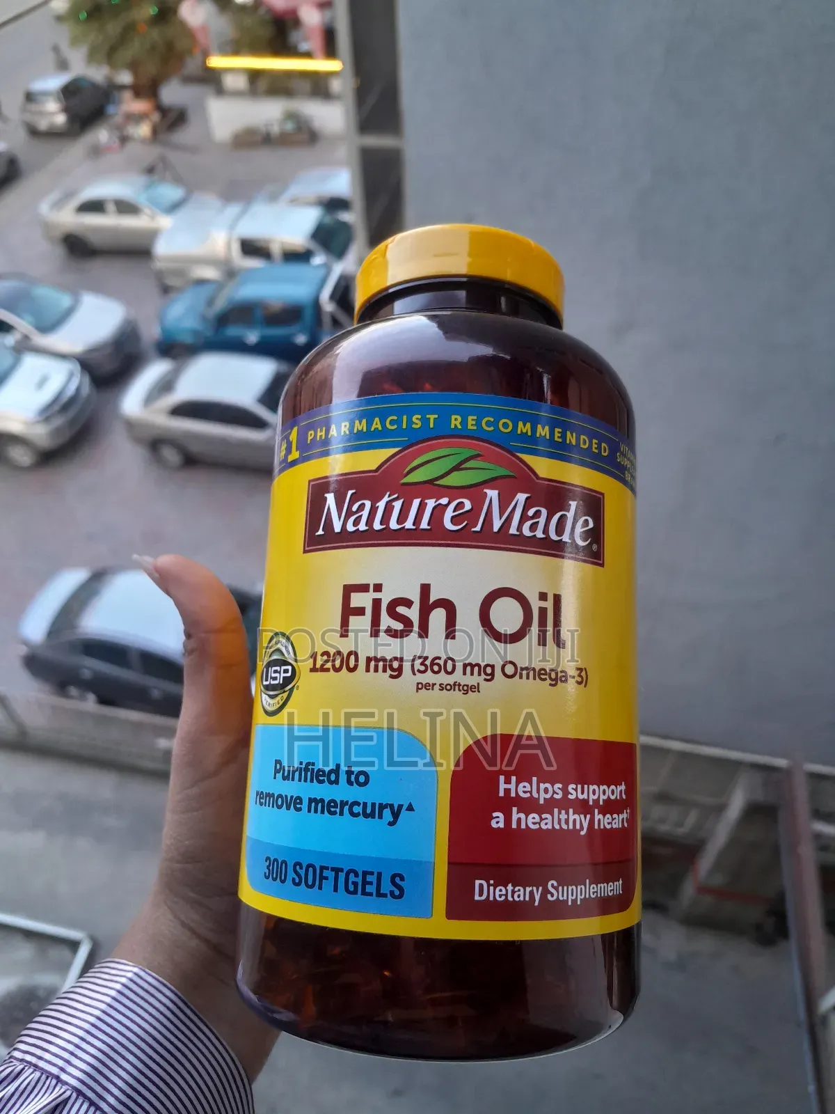Omega 3 Fish Oil 300 Softgels Original From Usa