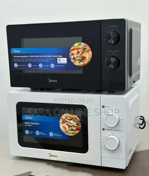Photo - Midea 20l Microwave Oven White and Black Colour Free Delivery