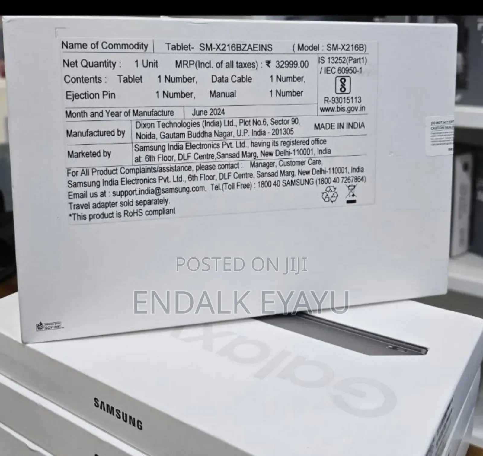 New Samsung Galaxy Tab A9+ 8 GB