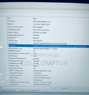 New Laptop Lenovo ThinkPad Yoga 16GB Intel Core Ultra 7 SSD 512GB