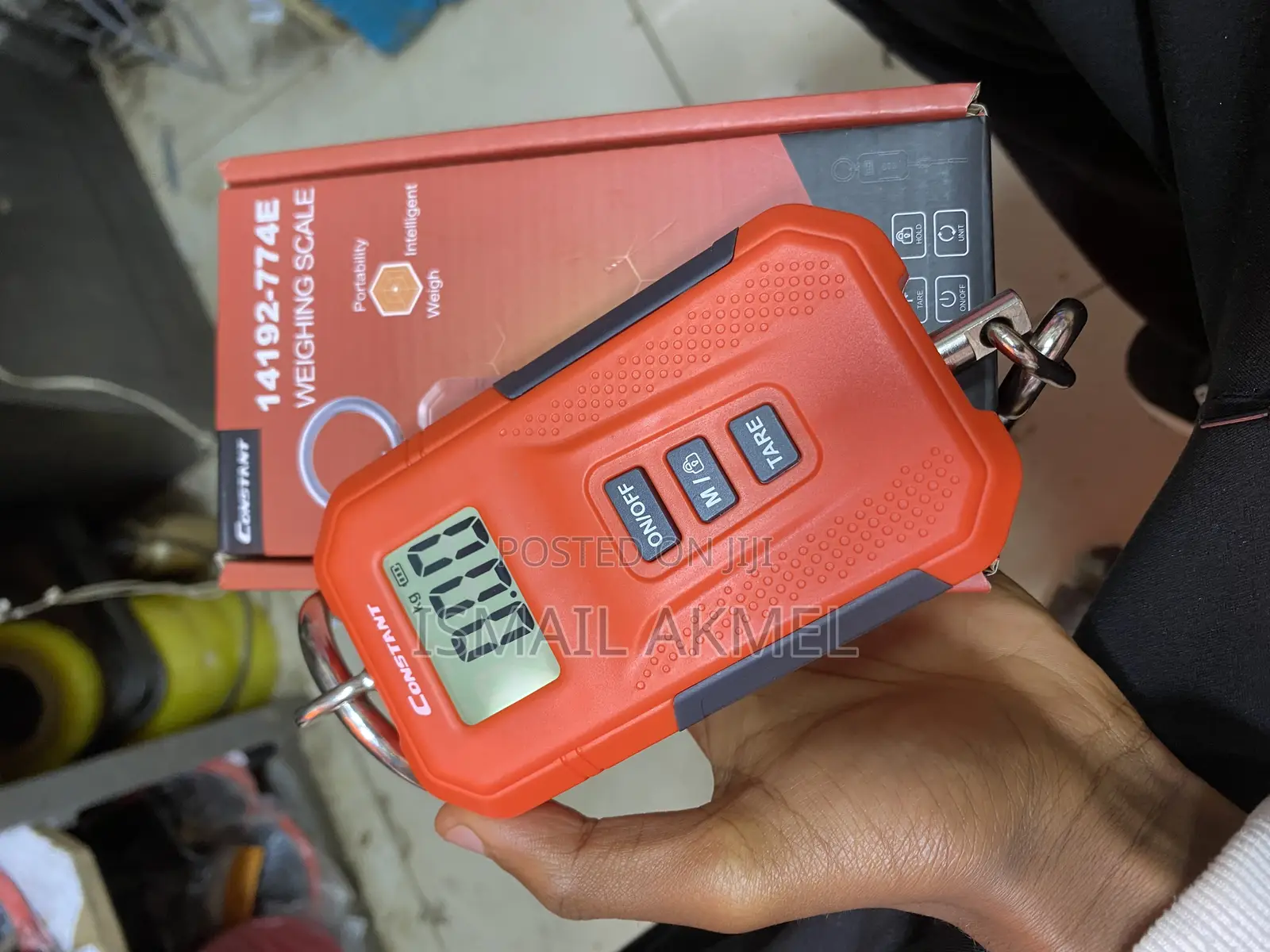 Constant Weighing Scale ዲጅታል ተንጠልጣይ ሚዛን It Measures Until 200kg