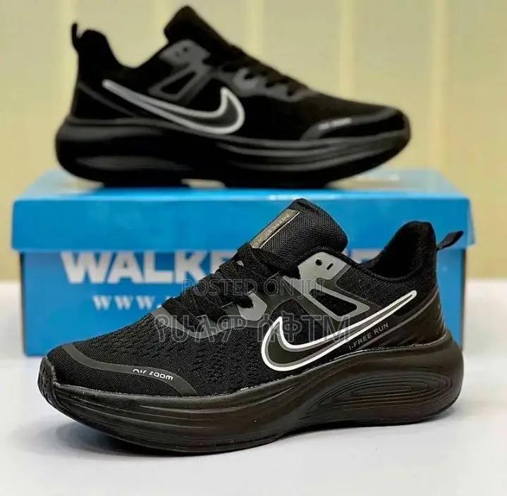 Nike Air Zoom Free Run ‘Triple Black’ Men’S Shoes