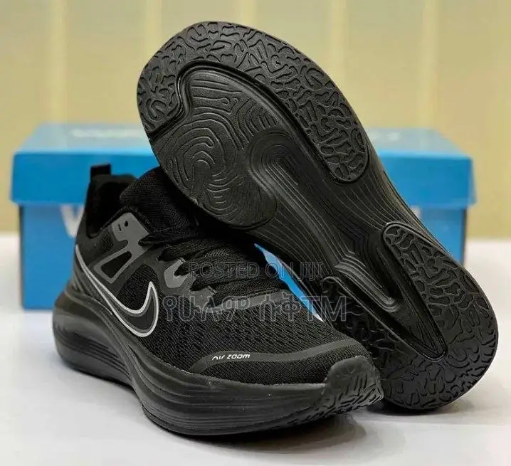 Nike Air Zoom Free Run ‘Triple Black’ Men’S Shoes