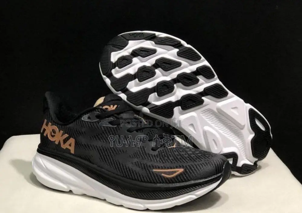 Hoka Clifton 9 ‘Black/White Colorways’ Men’S Running Shoes