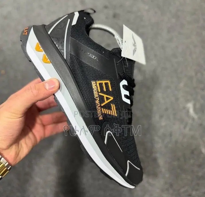 Emporio Armani Ea7 ‘Black/White’ Men’S Classic Shoes