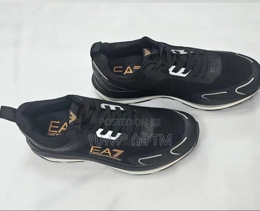 Emporio Armani Ea7 ‘Black/White’ Men’S Classic Shoes