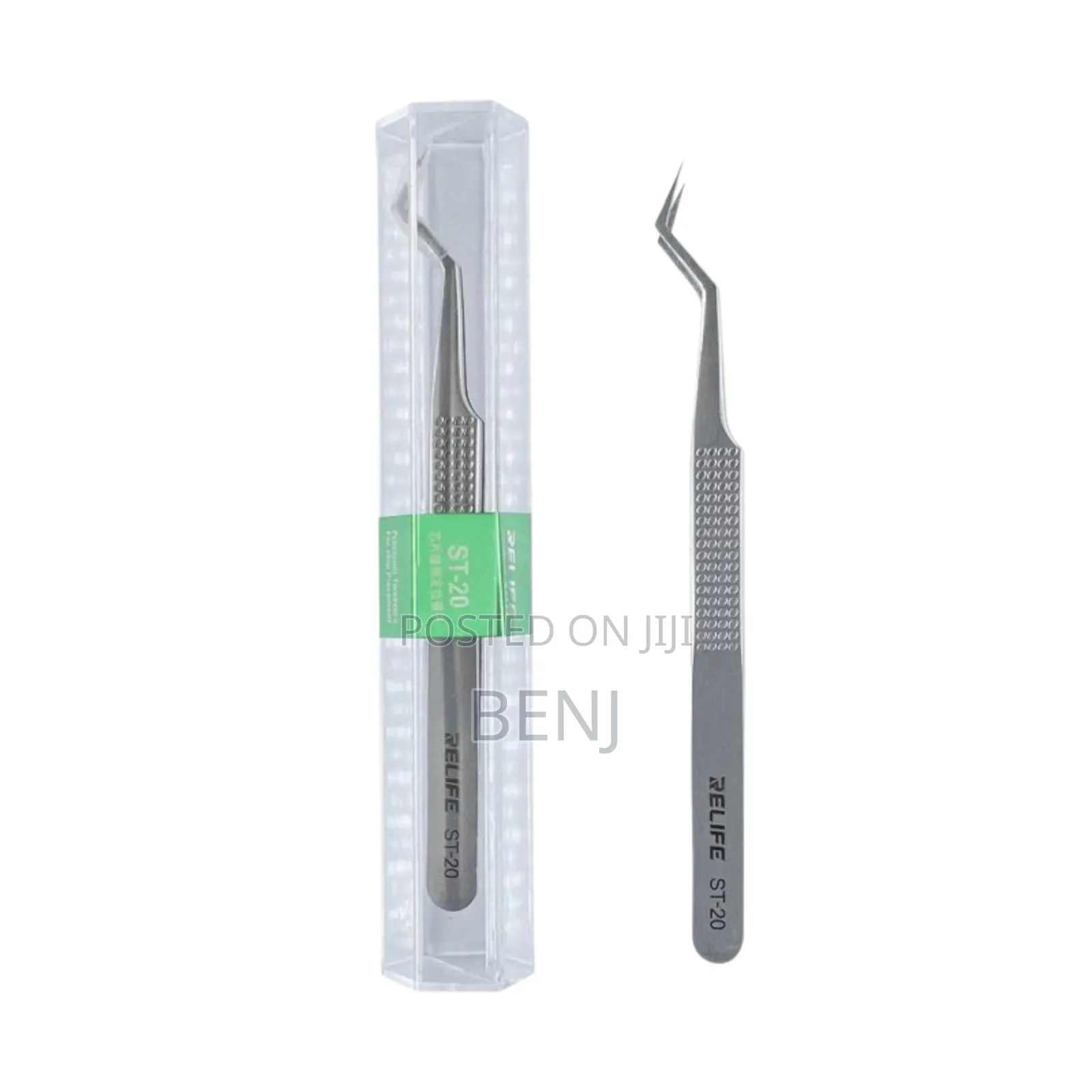 Relife St-20 Non-Magnetic Stainless Steel Precision Tweezers