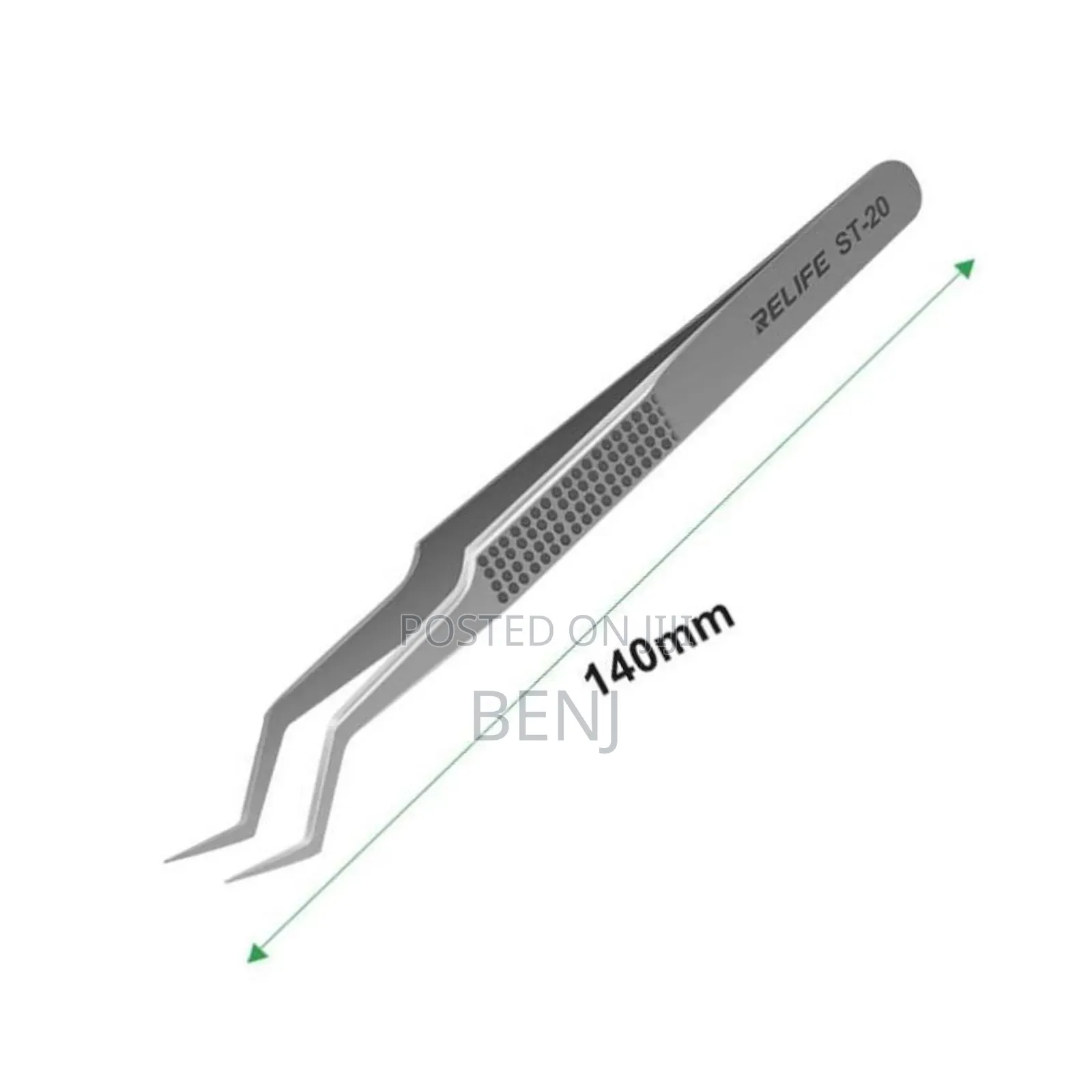 Relife St-20 Non-Magnetic Stainless Steel Precision Tweezers