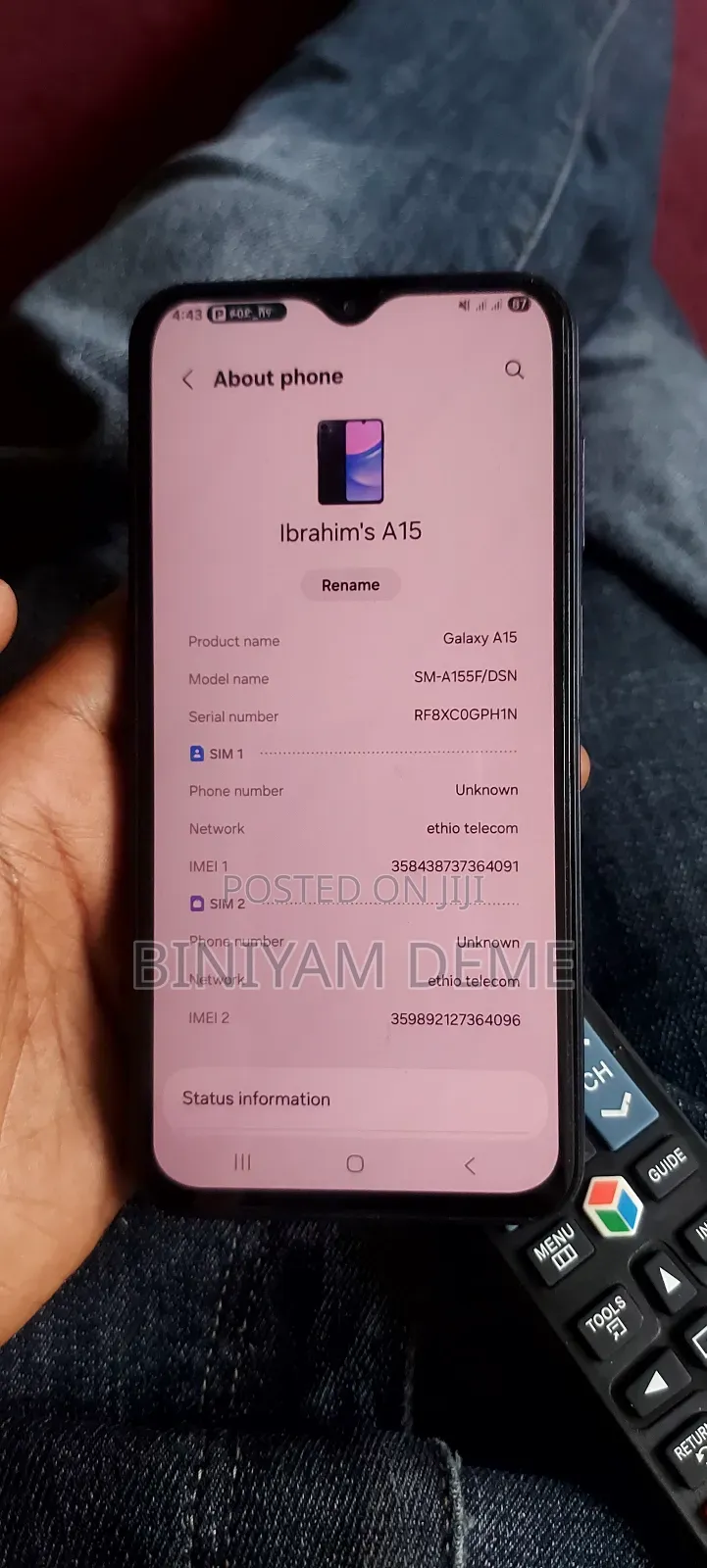 Samsung Galaxy A15 128 GB Purple