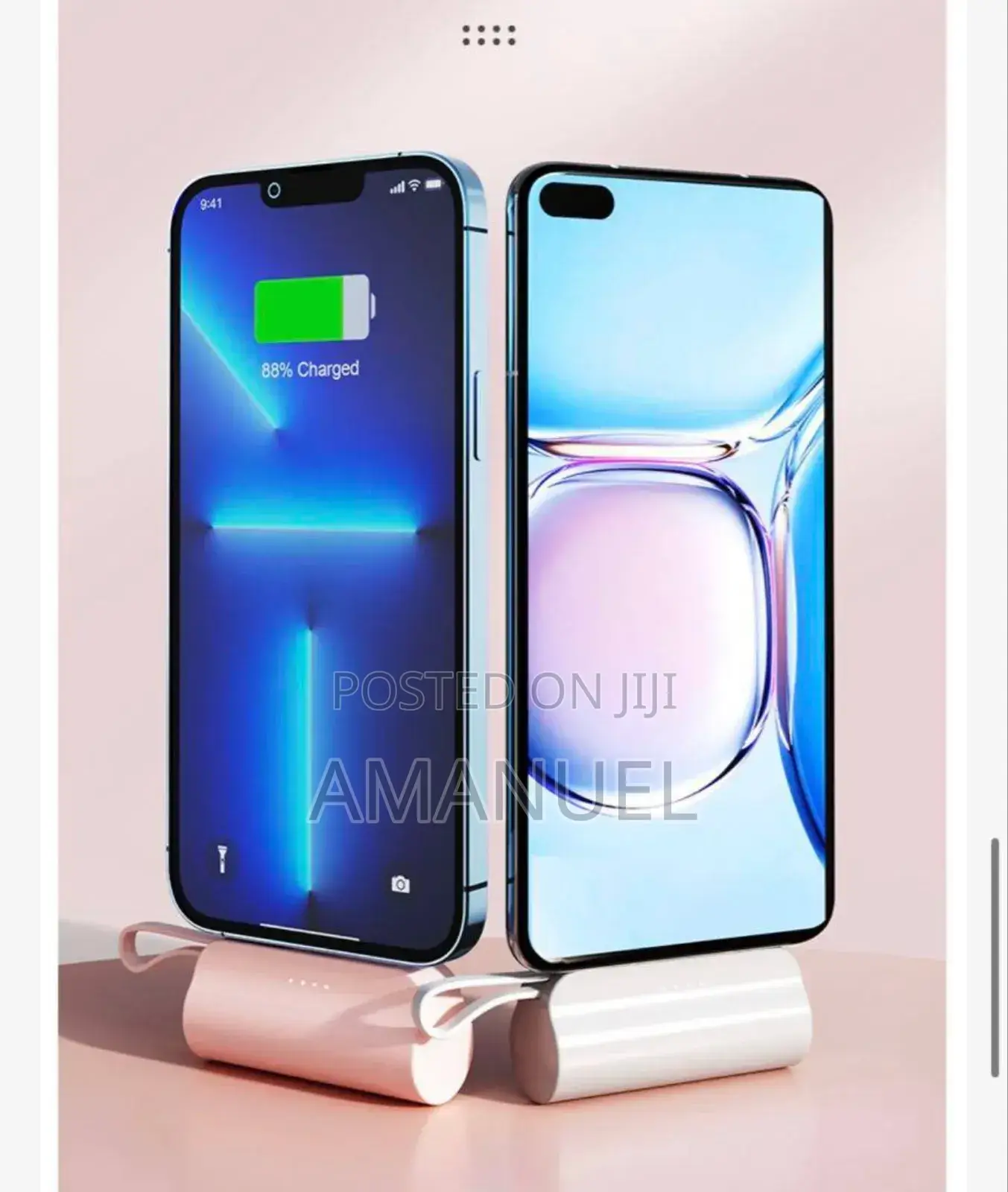 New Brand Mini Power Bank* 5,000mah*By 2charging Port,Simpleandquality