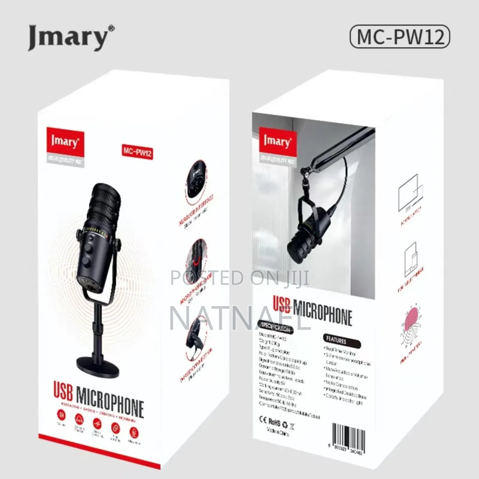 Jmary Mc-Pw12 Usb Microphone