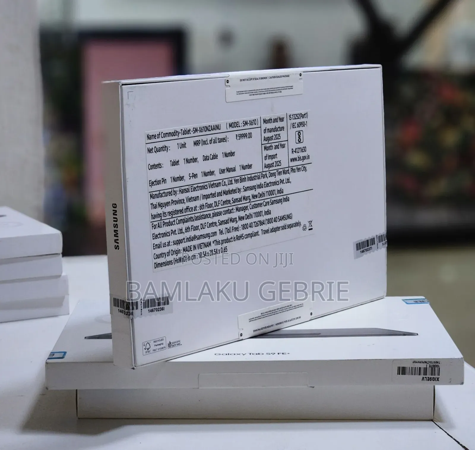 New Samsung Galaxy Tab S9 FE+ 128 GB