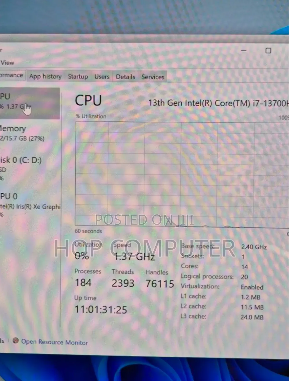 New Laptop HP Pavilion 14 16GB Intel Core I7 SSD 1T