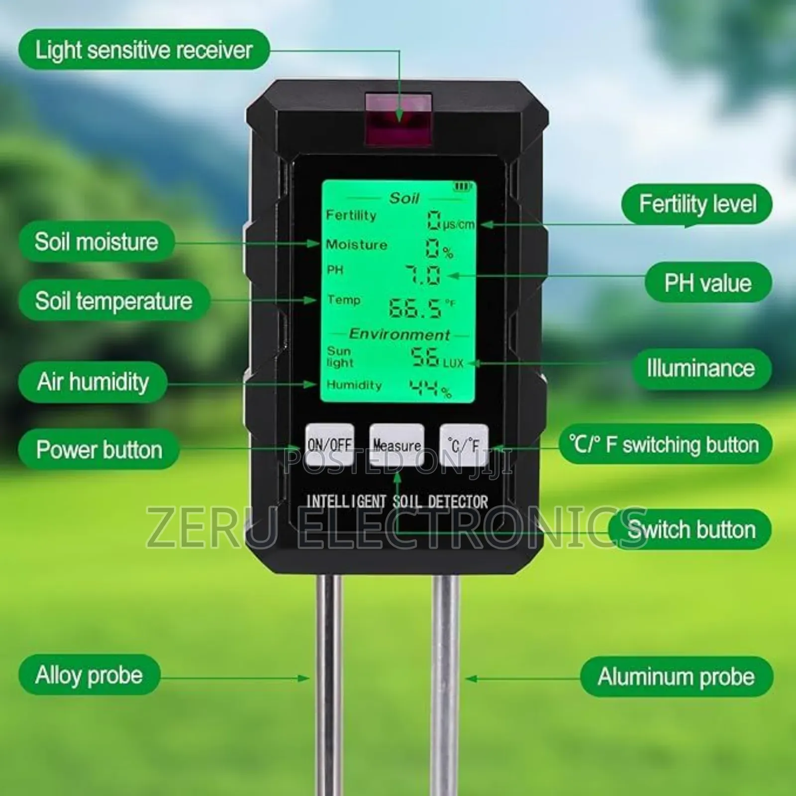 6 in 1 Intelligent Soil Tester