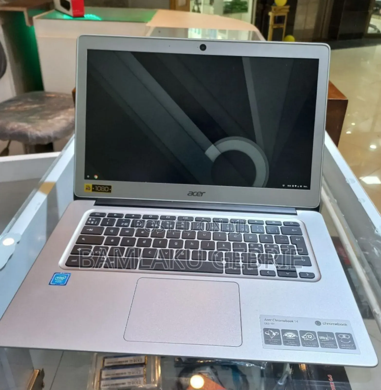 New Laptop Acer Chromebook C720P 4GB Intel Celeron SSD 128GB