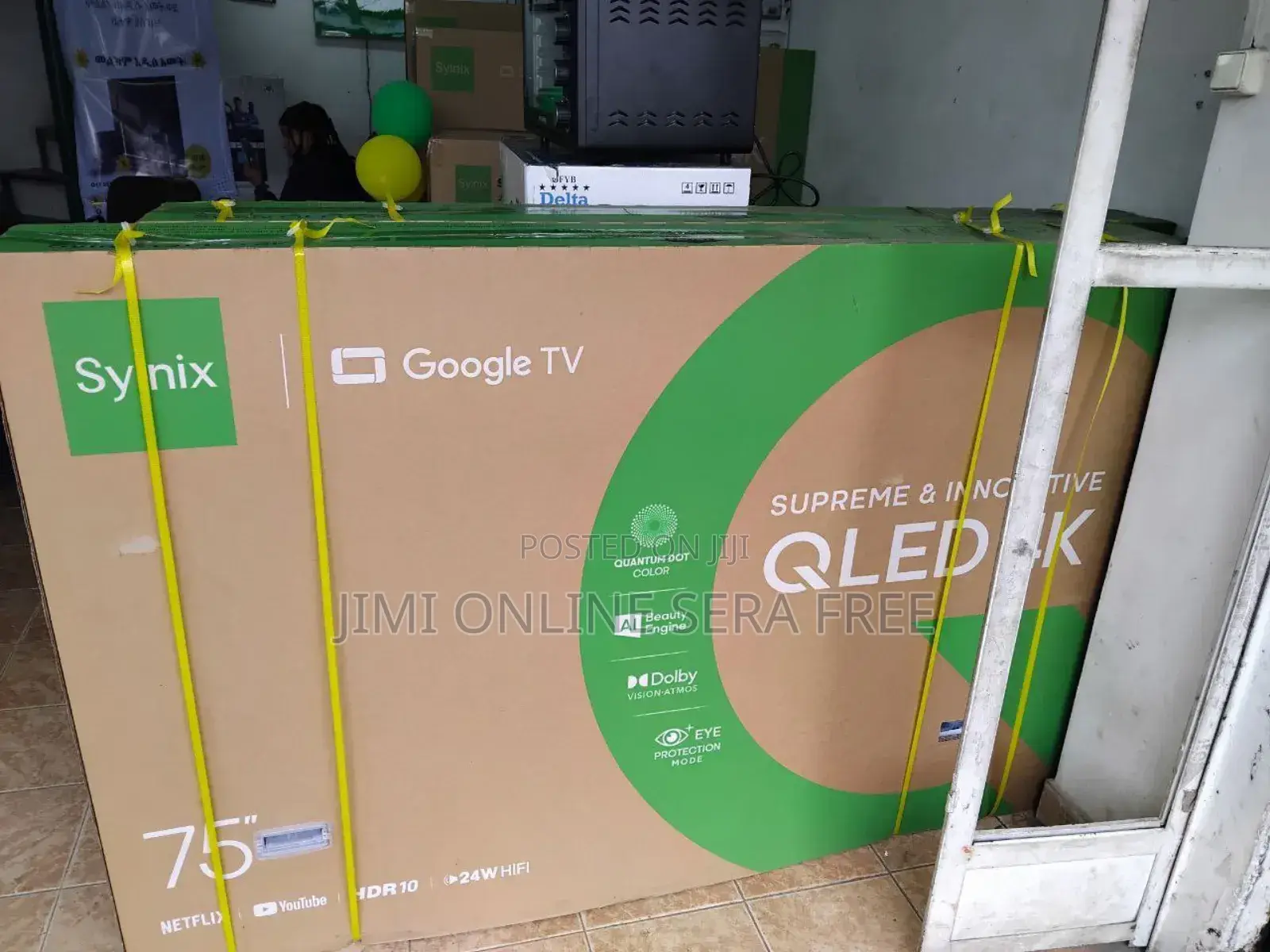 Synix Google Tv 75 Inch Qled Andraid Frameless