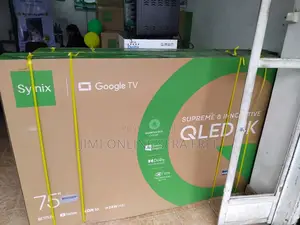 Synix Google Tv 75 Inch Qled Andraid Frameless