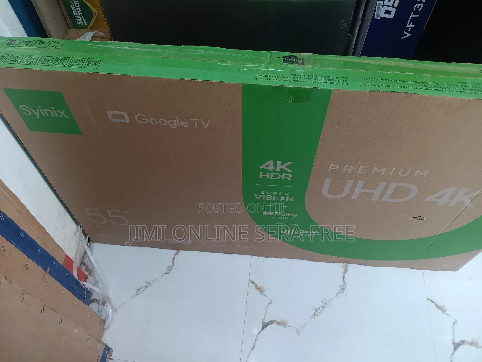 Synix Google Tv 75 Inch Qled Andraid Frameless