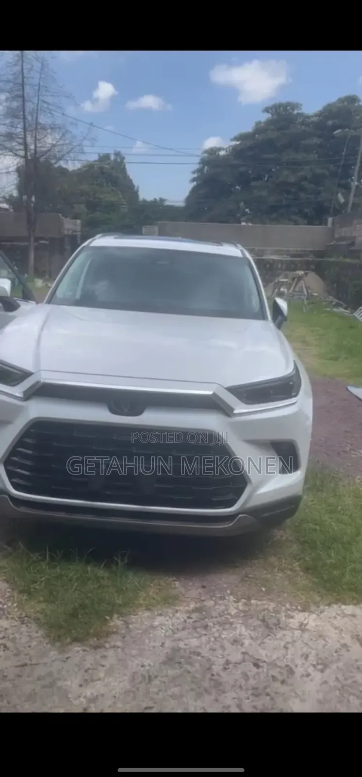 New Toyota Grand Highlander Hybrid 2025 White