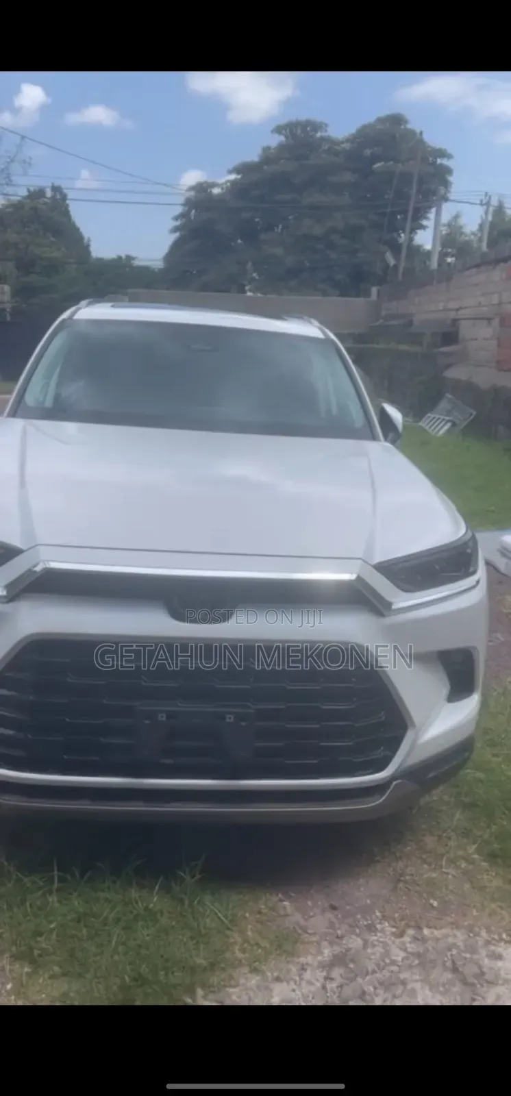New Toyota Grand Highlander Hybrid 2025 White