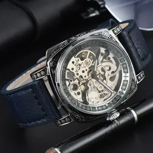 Photo - Luxury Men's Watch, Retro Carved ,Waterproof Hollow Men's Mechanical