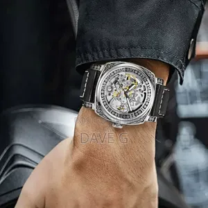 Forsining Square Luxury Retro Mechanical Watch for Men