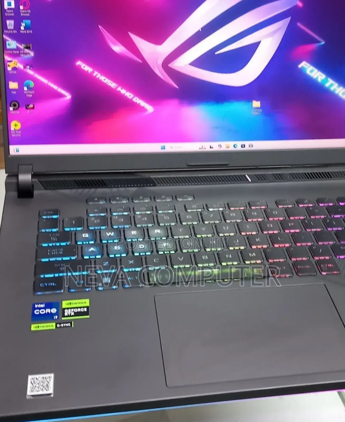 New Laptop Asus ROG Strix G16 G614 16GB Intel Core I7 SSD 1T