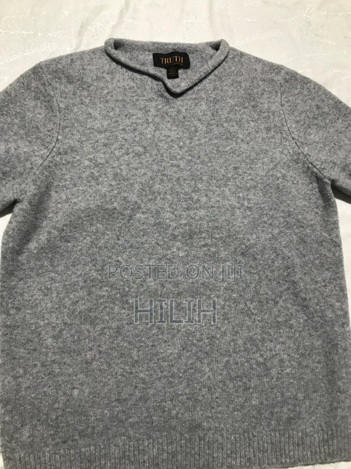 Gray Short Sleeve Cardigan Women's