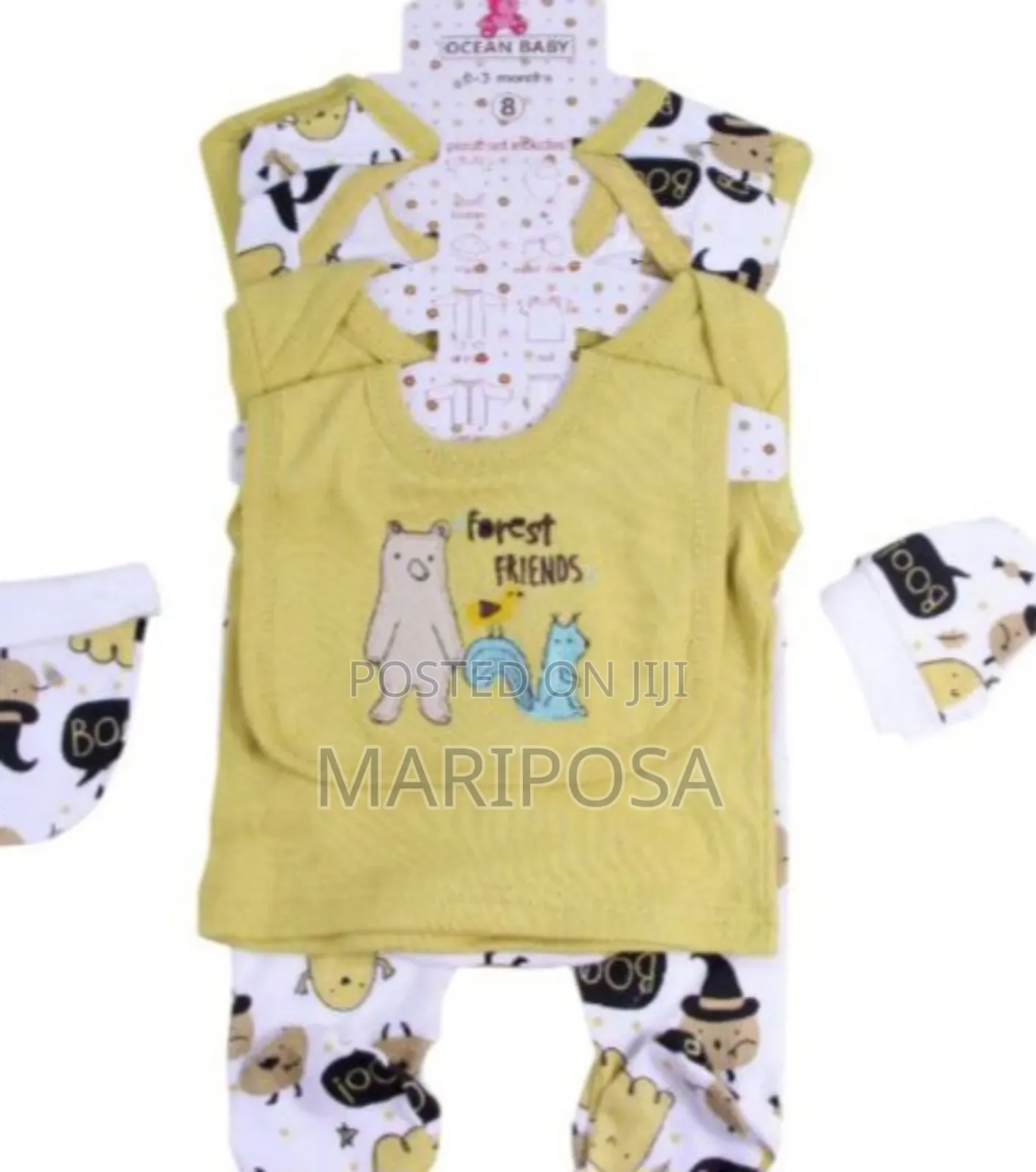 New Born Baby 8 Piece Package